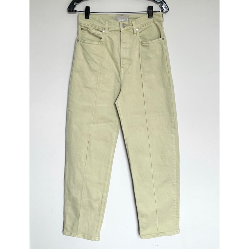 Women's Everlane Trousers Jeans - Mint Green - Size 28 Rn 139393